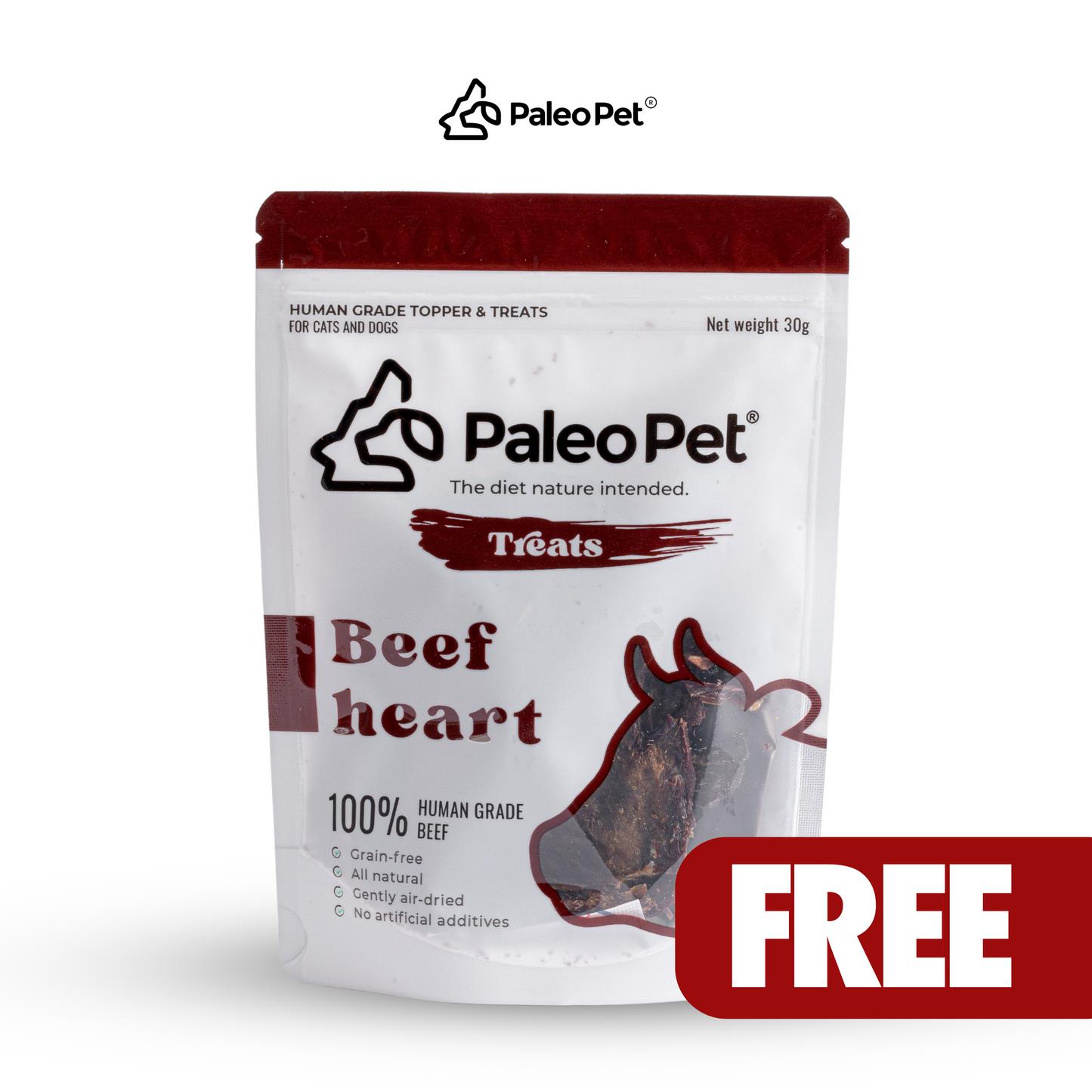 paleo pet treats beef heart image