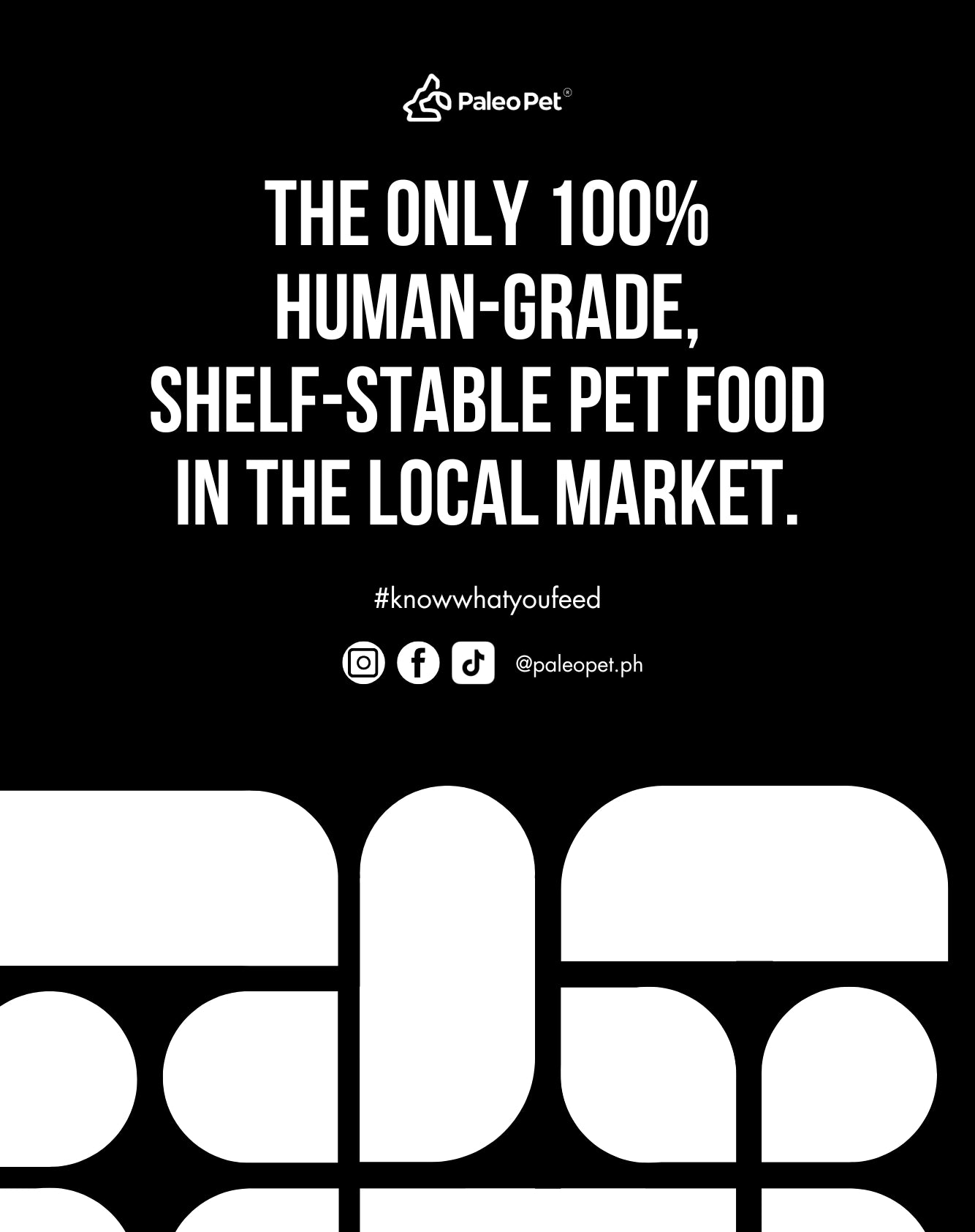 100% human grade MOBILE banner