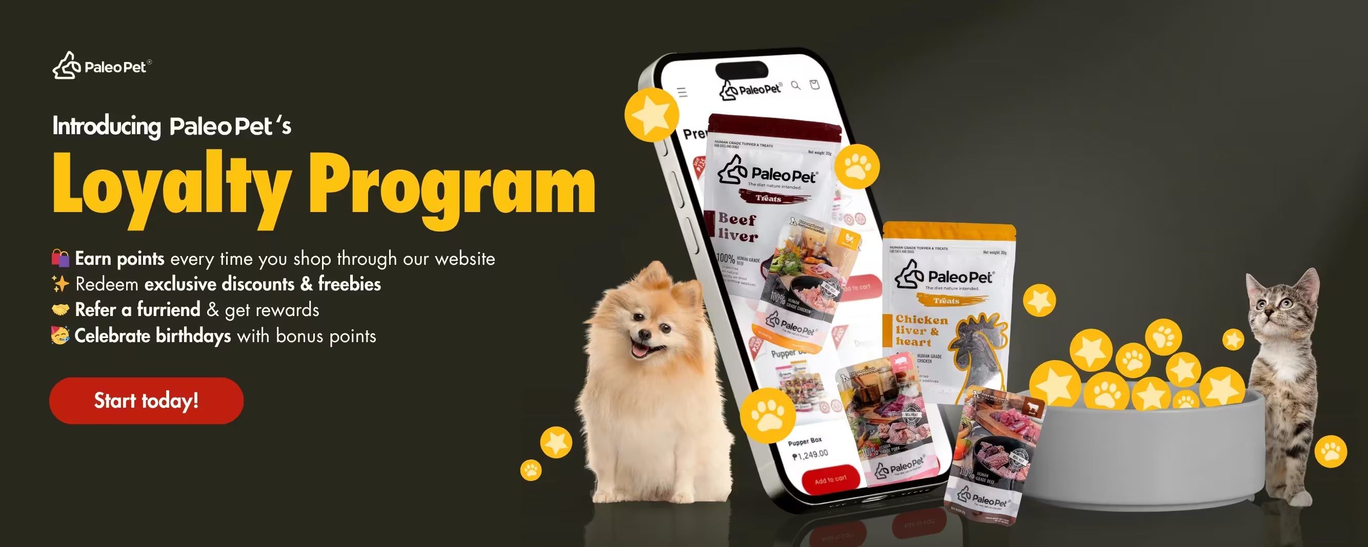 paleo pet loyalty desktop banner