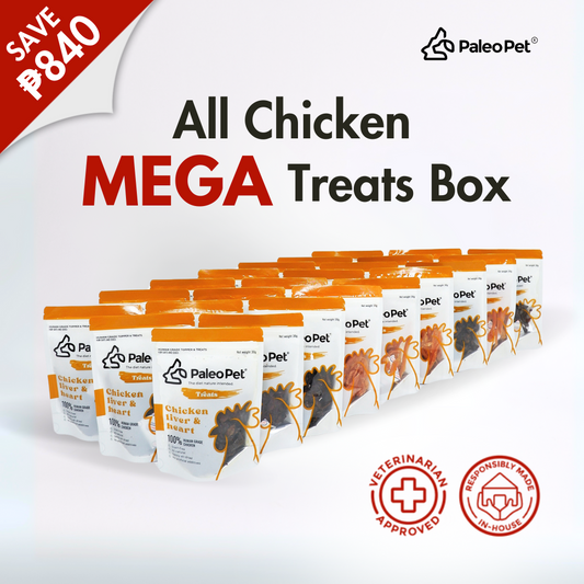 paleo pet All Chicken Mega Treats Box image