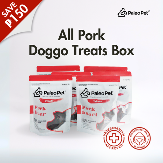 paleo pet All Pork Doggo Treats Box image