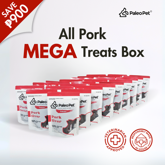 paleo pet All Pork Mega Treats Box image
