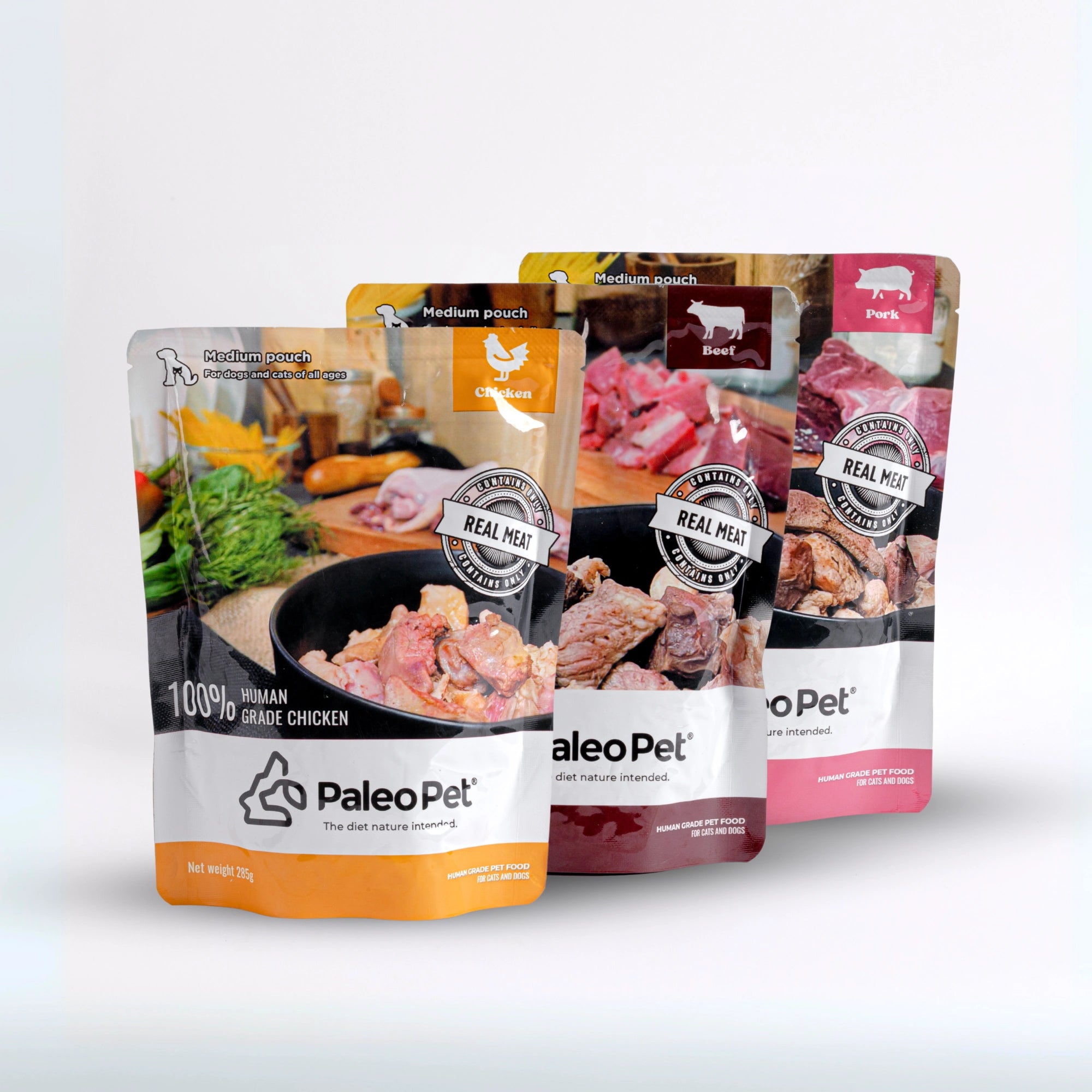 paleo pet MEAT POUCHES real meat