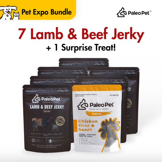 paleo pet expo bundle 7 lamb plus 1