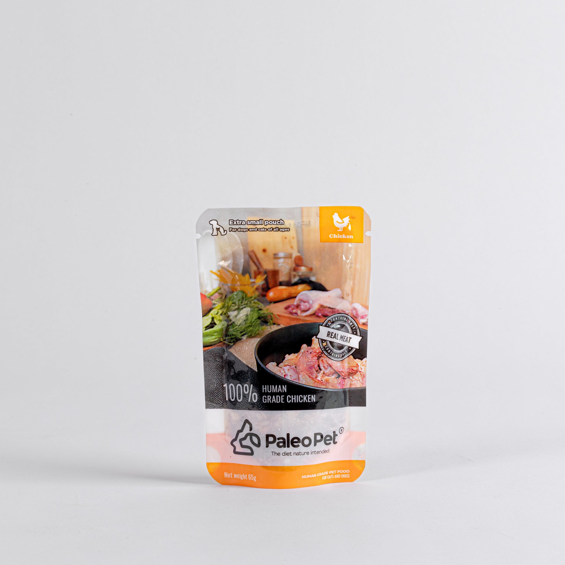paleo pet extra small pouch chicken img