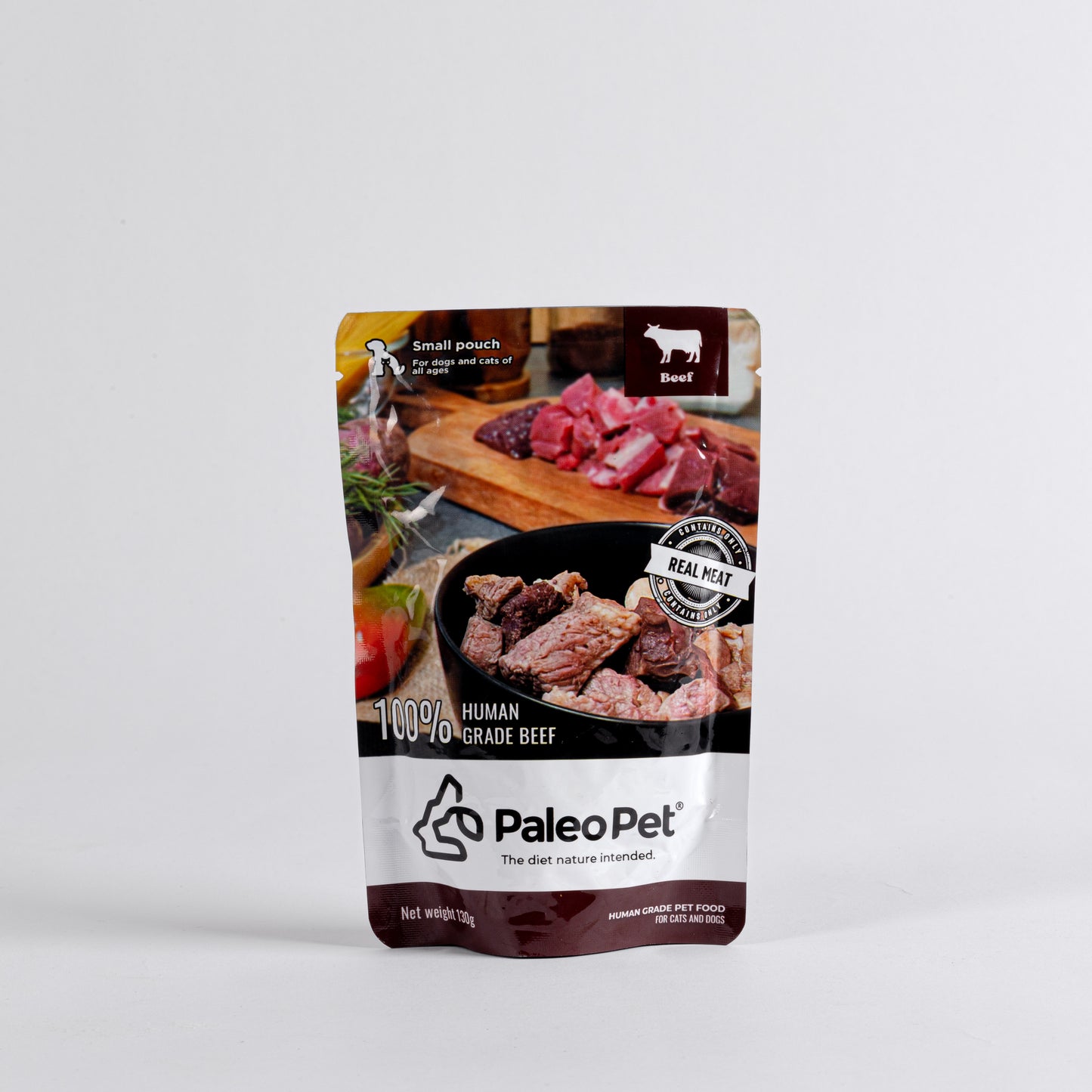 paleo pet small pouch beef image
