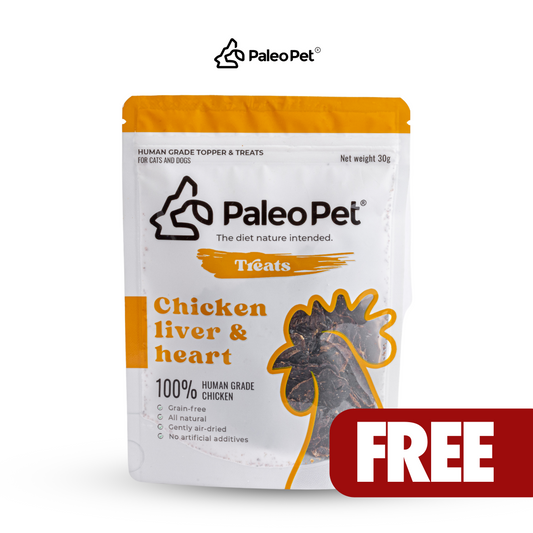 paleo pet treats chicken liver heart