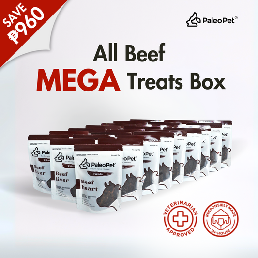the paleo pet All Beef Mega Treats Box image