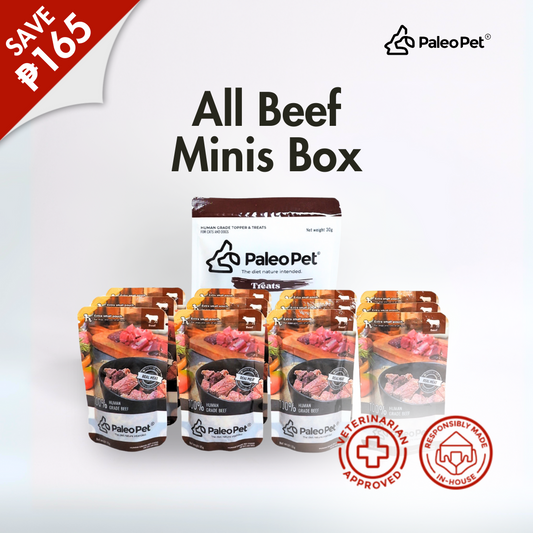 the paleo pet All Beef Minis Box image