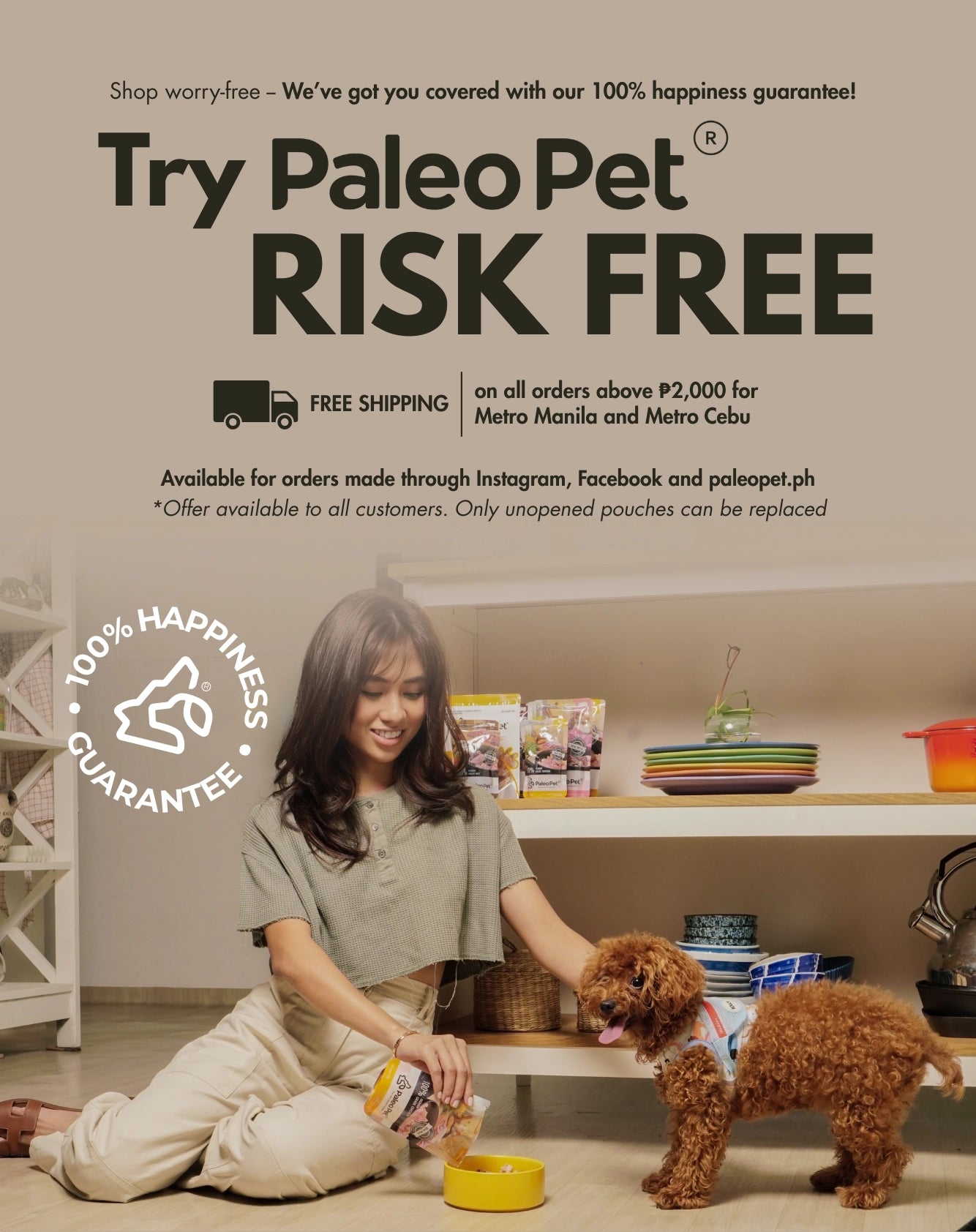 try paleo pet risk free MOBILE banner