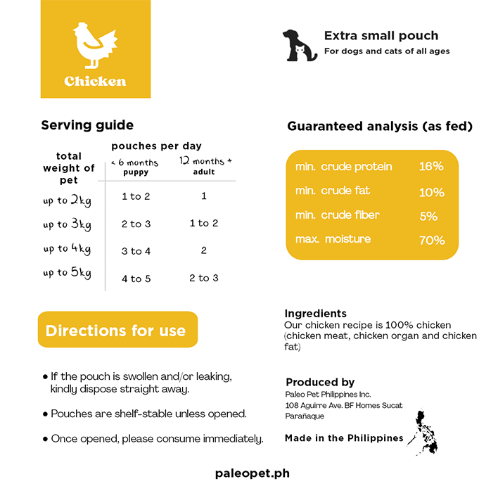paleo pet chicken minis