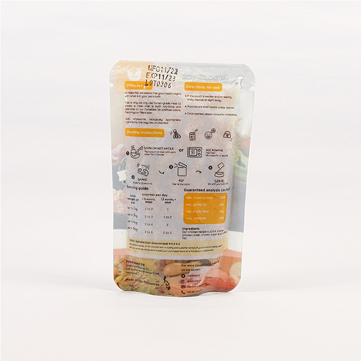 paleo pet chicken rear ingredients