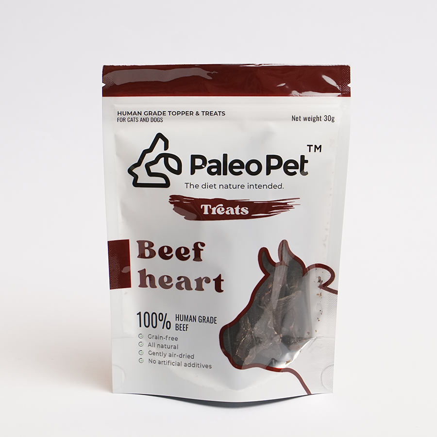 paleo pet beef heart treats 30g img