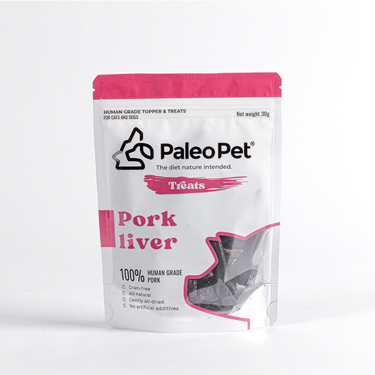 paleo pet pork liver treats 30g img