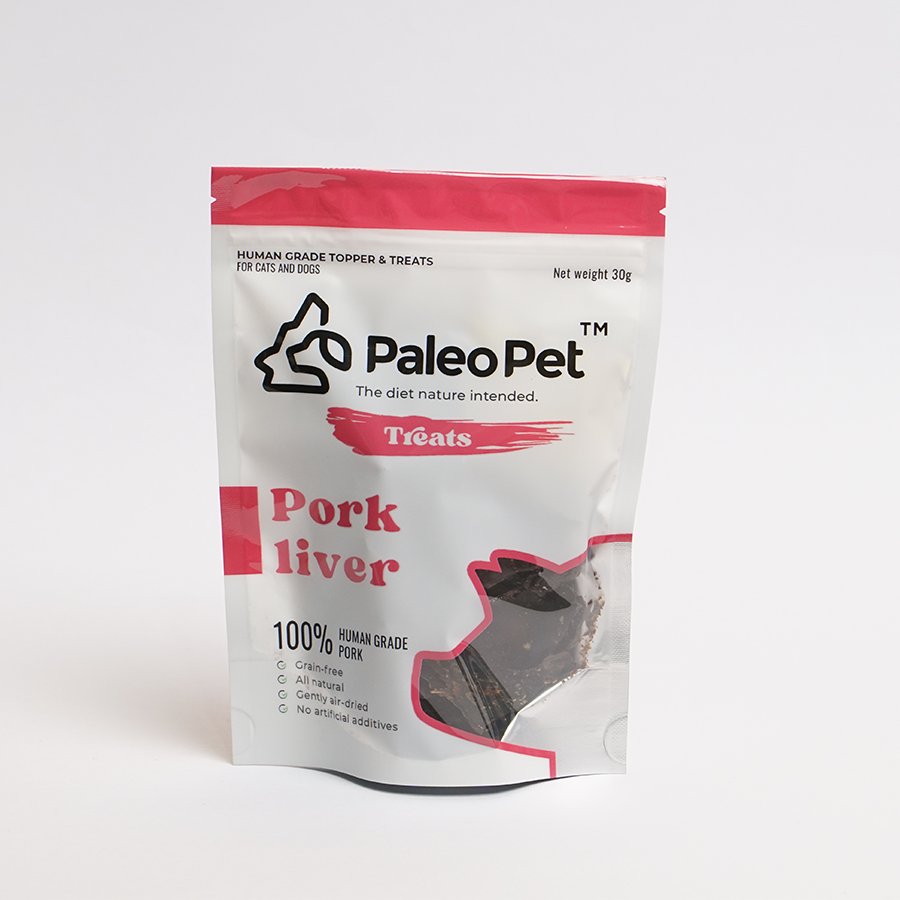 paleo pet pork liver treats 30g img